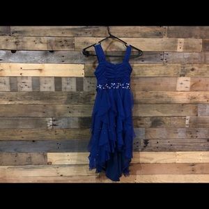 A like new, high-low, formal dress